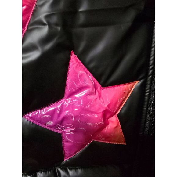 Club Exx Vinyl Ombre Star Puffer Jacket - Picture 15 of 15